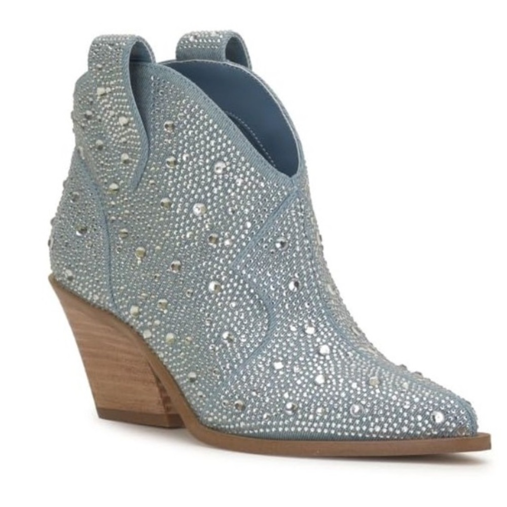 New! Jessica Simpson Zadie 2 Blue Boots